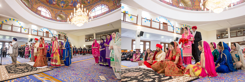 Female Asian Wedding Photographer for Sikh Wedding Ceremony